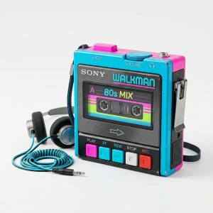 Reproductor Cassette Walk-Neon